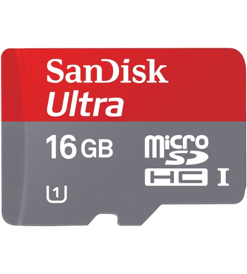 SanDisk Ultra microSDHC UHS-I Class 10 16GB
